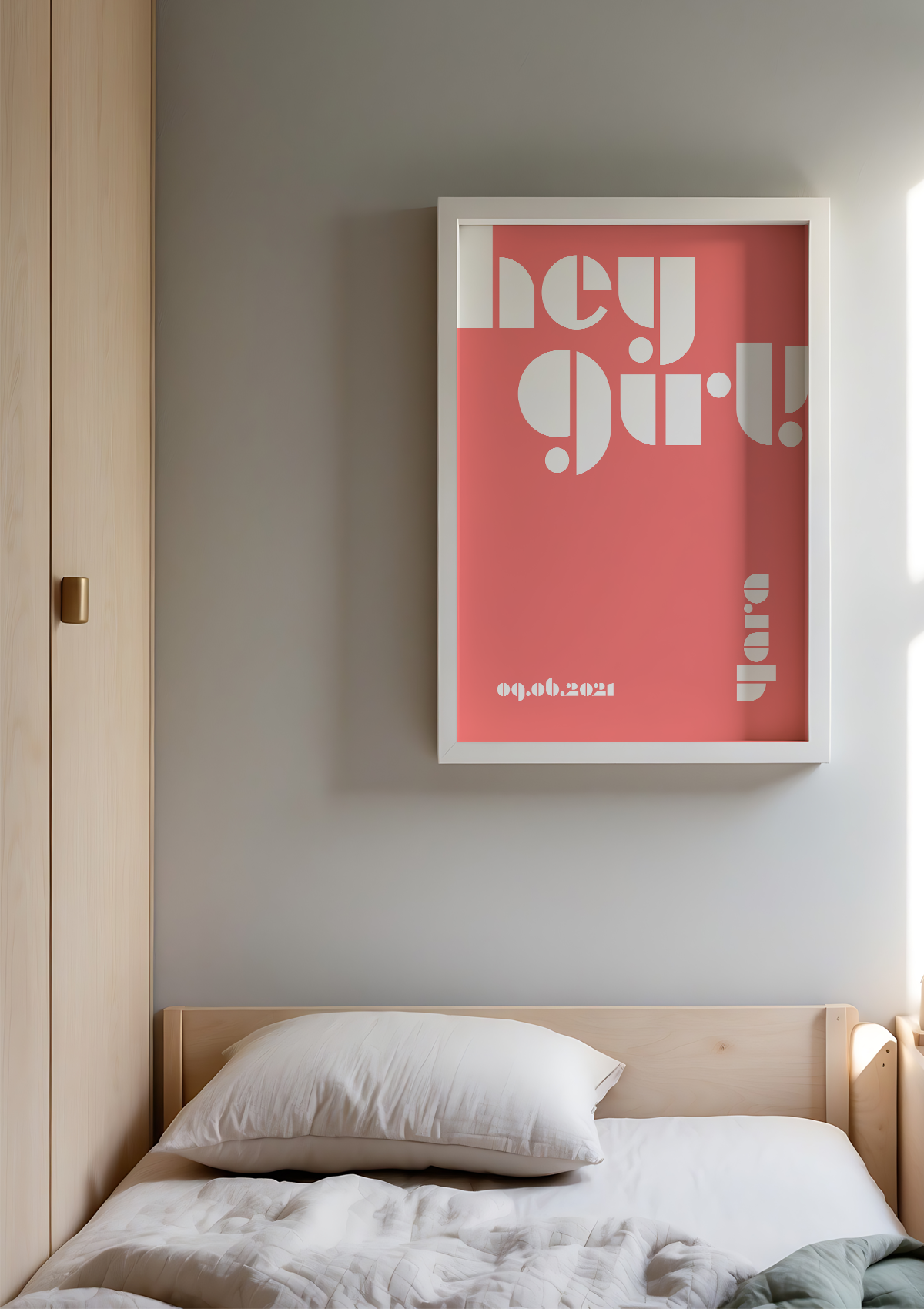 ART PRINT hey girl!
