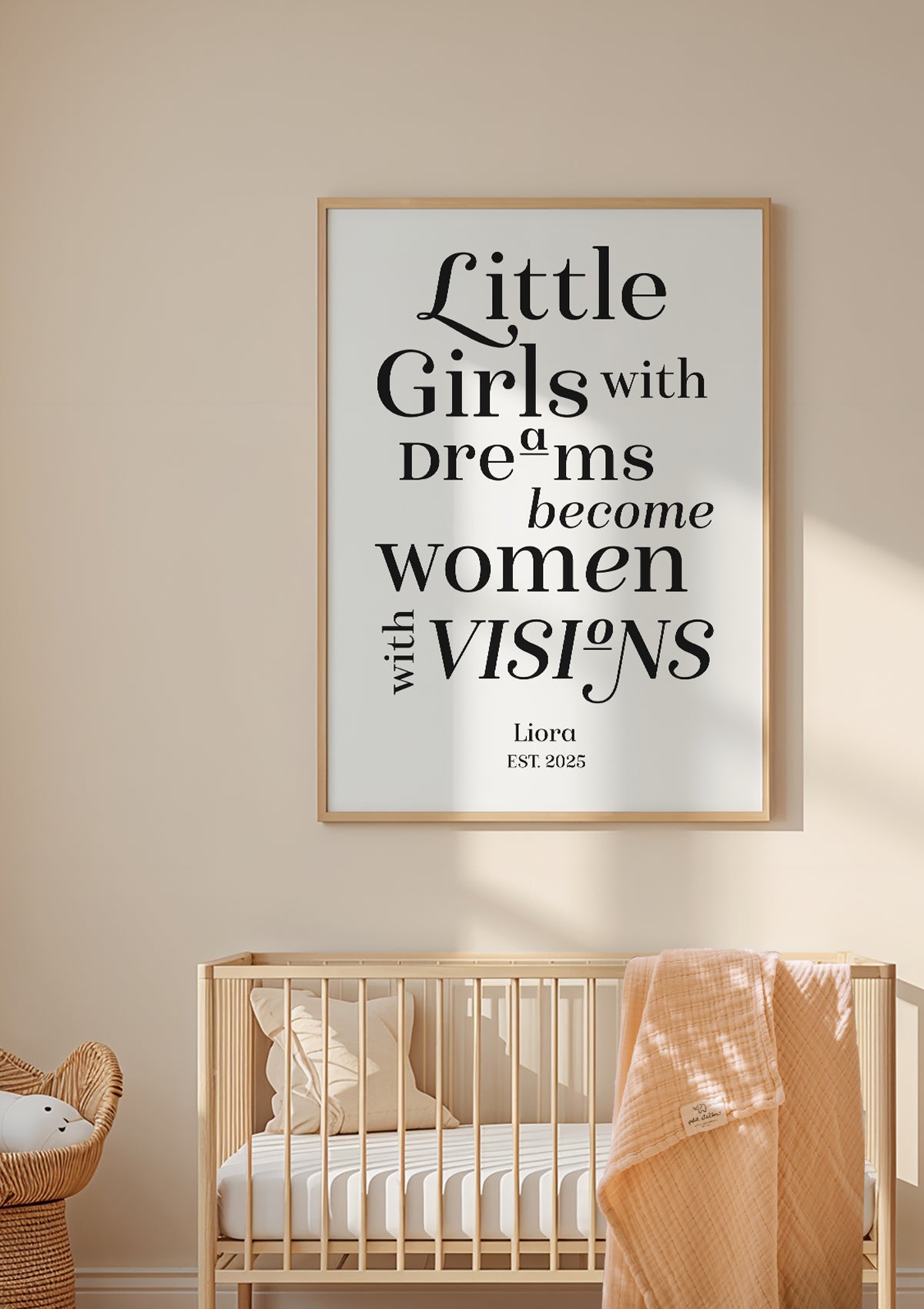 ART PRINT little girls