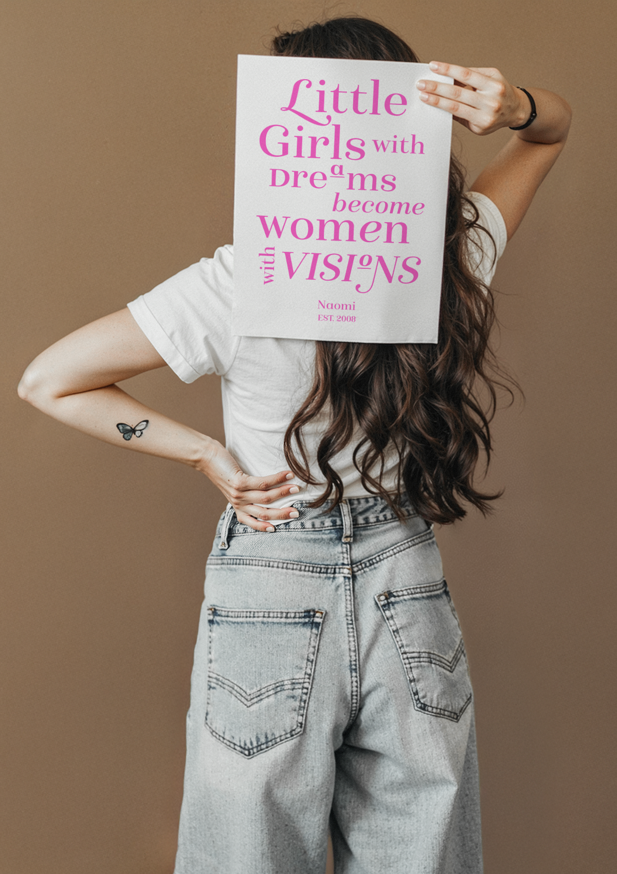 ART PRINT little girls