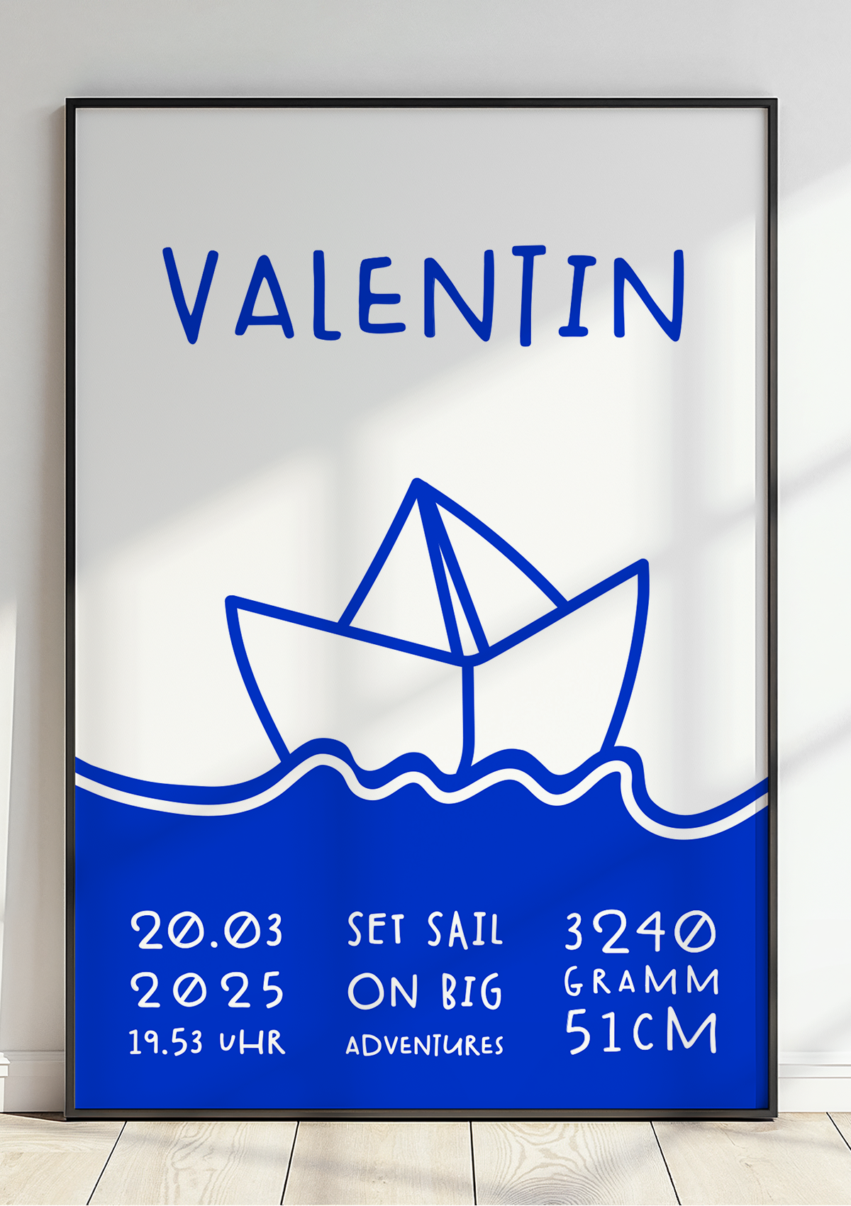 ART PRINT paper boat