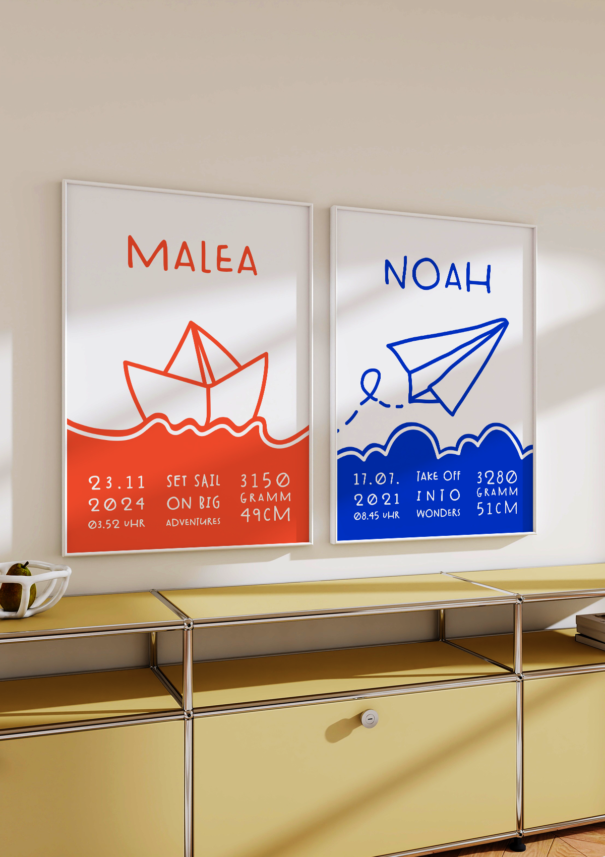 ART PRINT paper plane