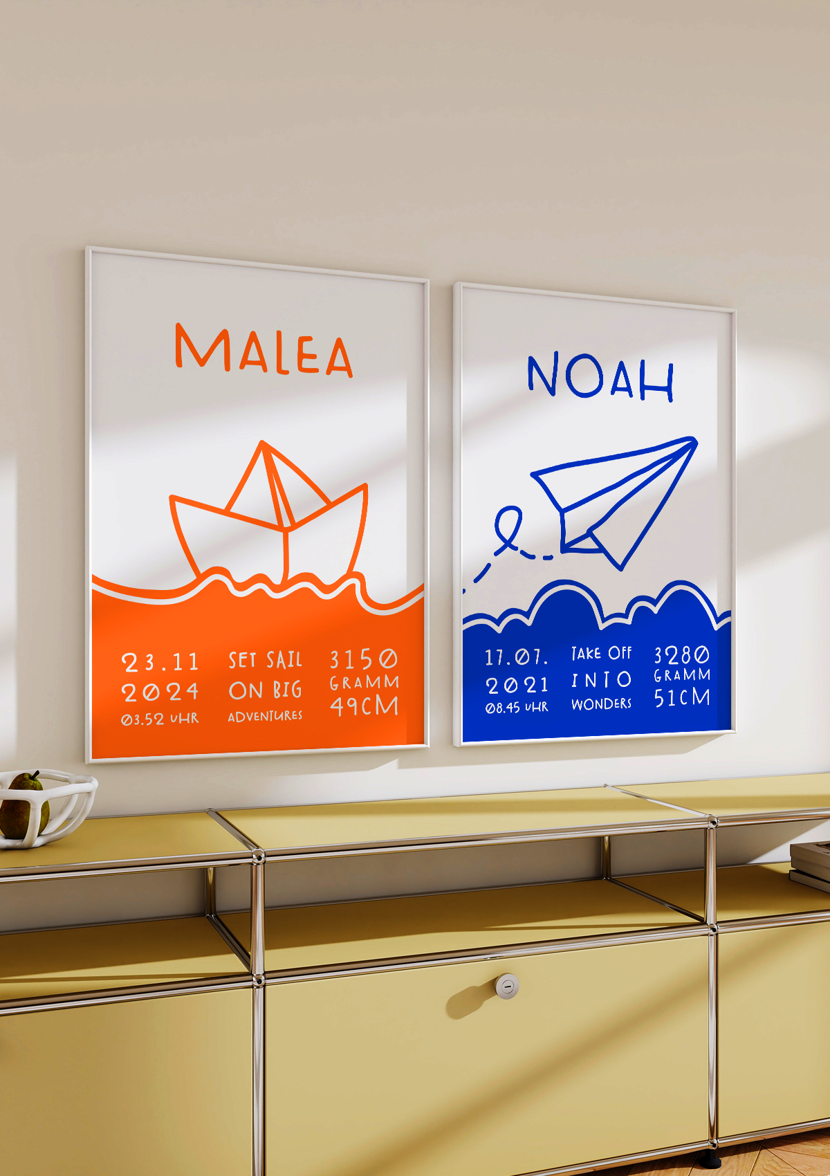 ART PRINT paper boat