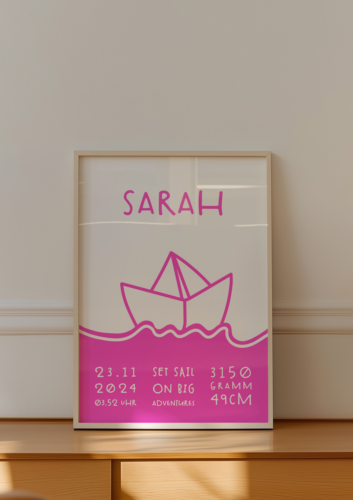 ART PRINT paper boat