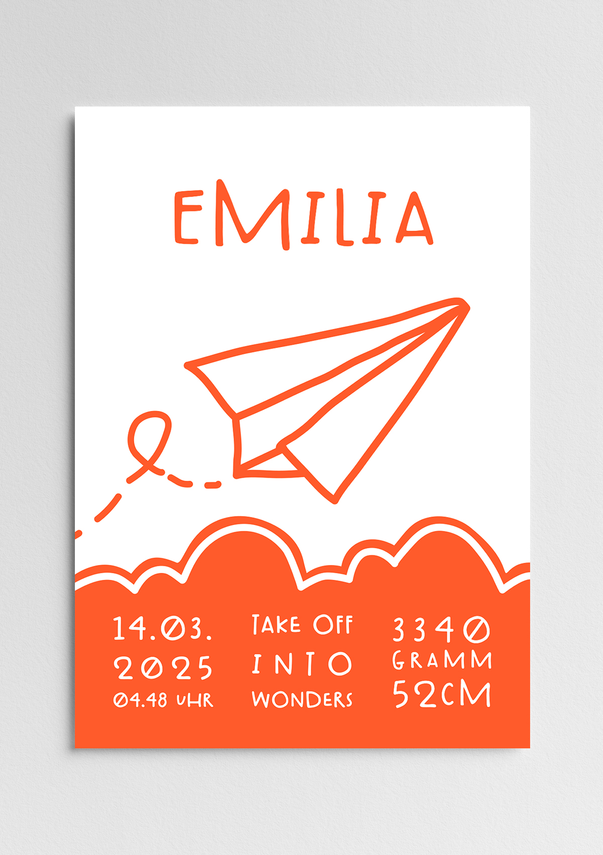 ART PRINT paper plane