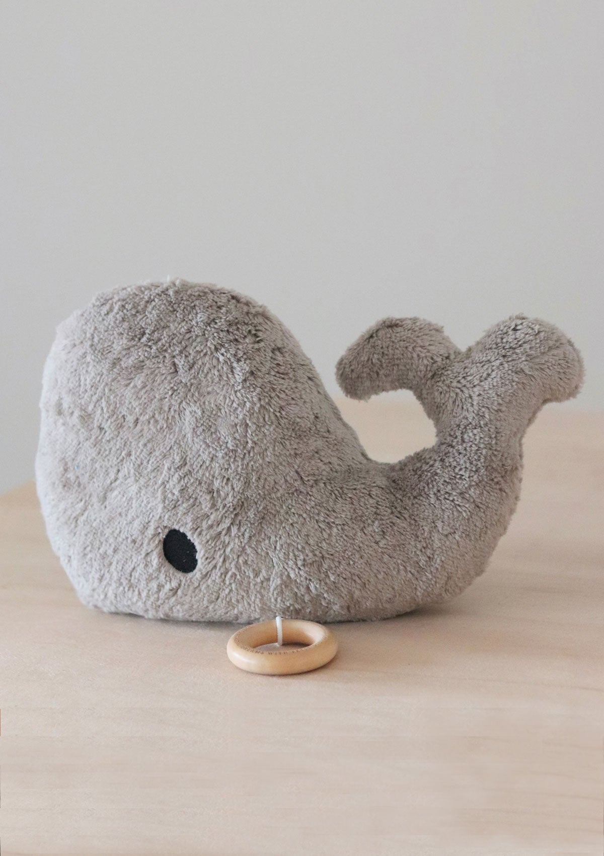 Baby Spieluhr Wal grau Kuscheltier