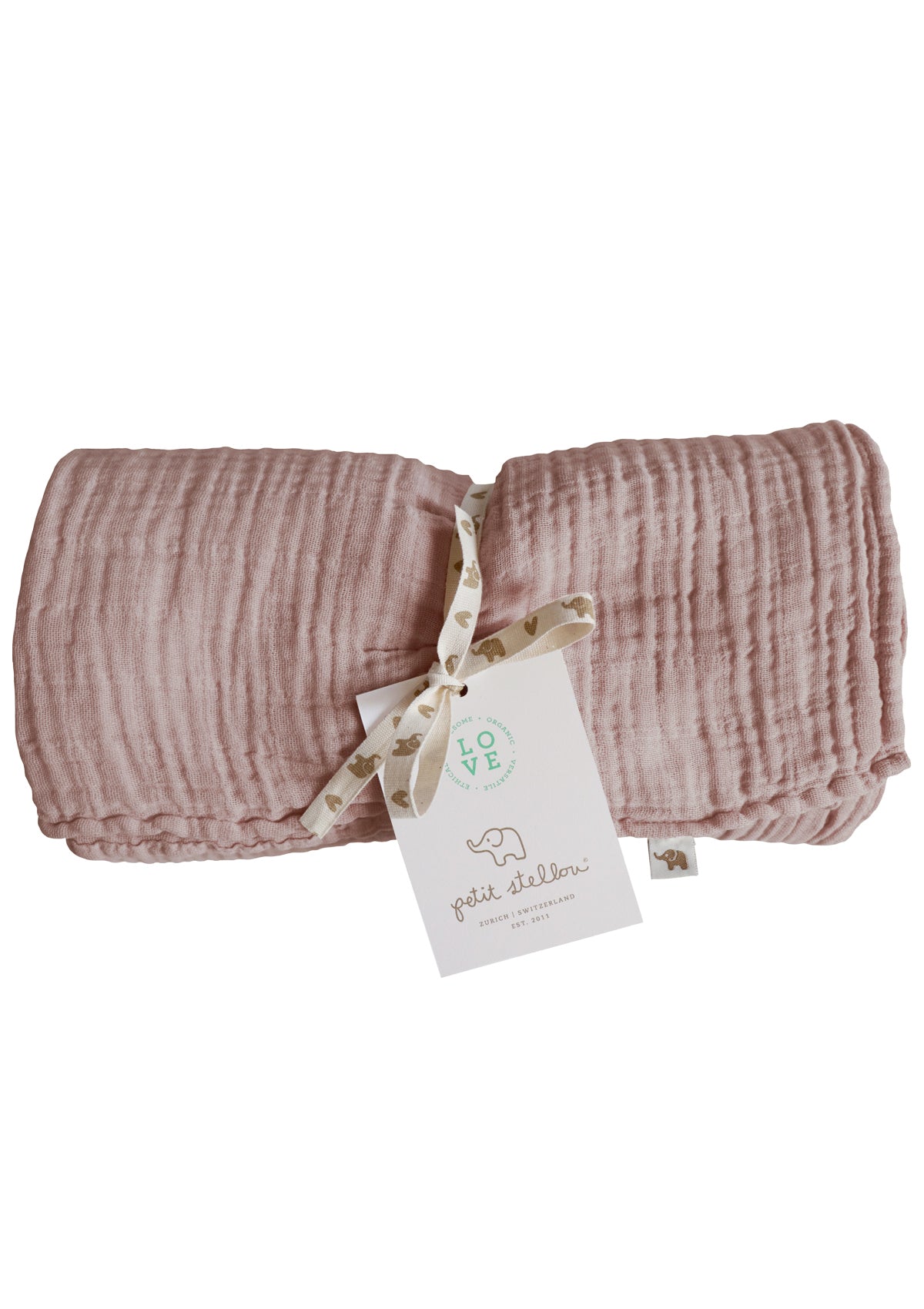 NOOSHI BLANKET rose mauve