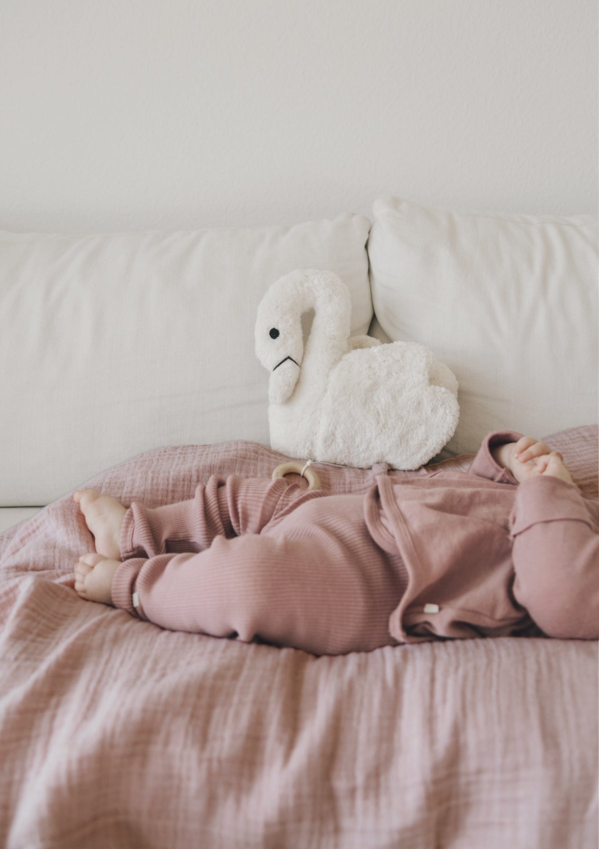 NOOSHI BLANKET rose mauve