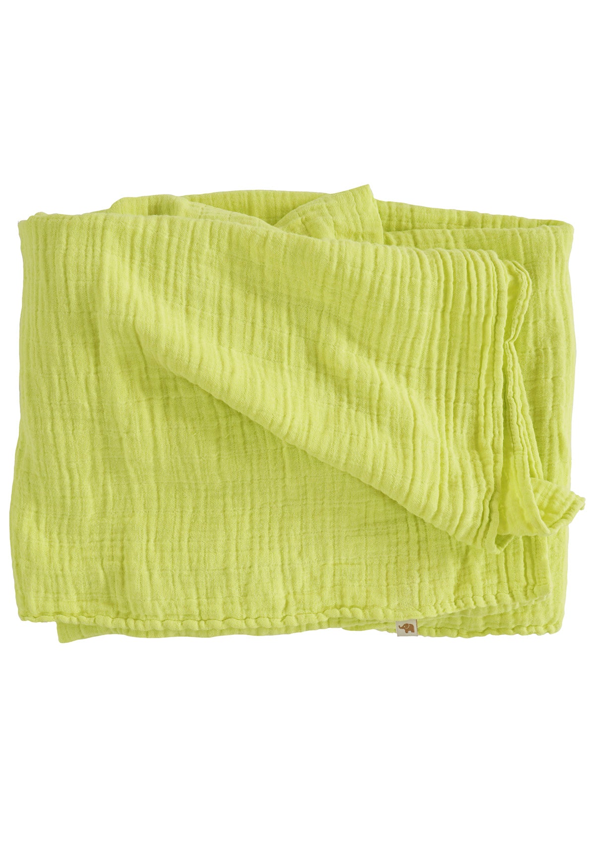 Petit Stellou NOOSHI Blanket Musselintuch Farbe Lime hellgrün