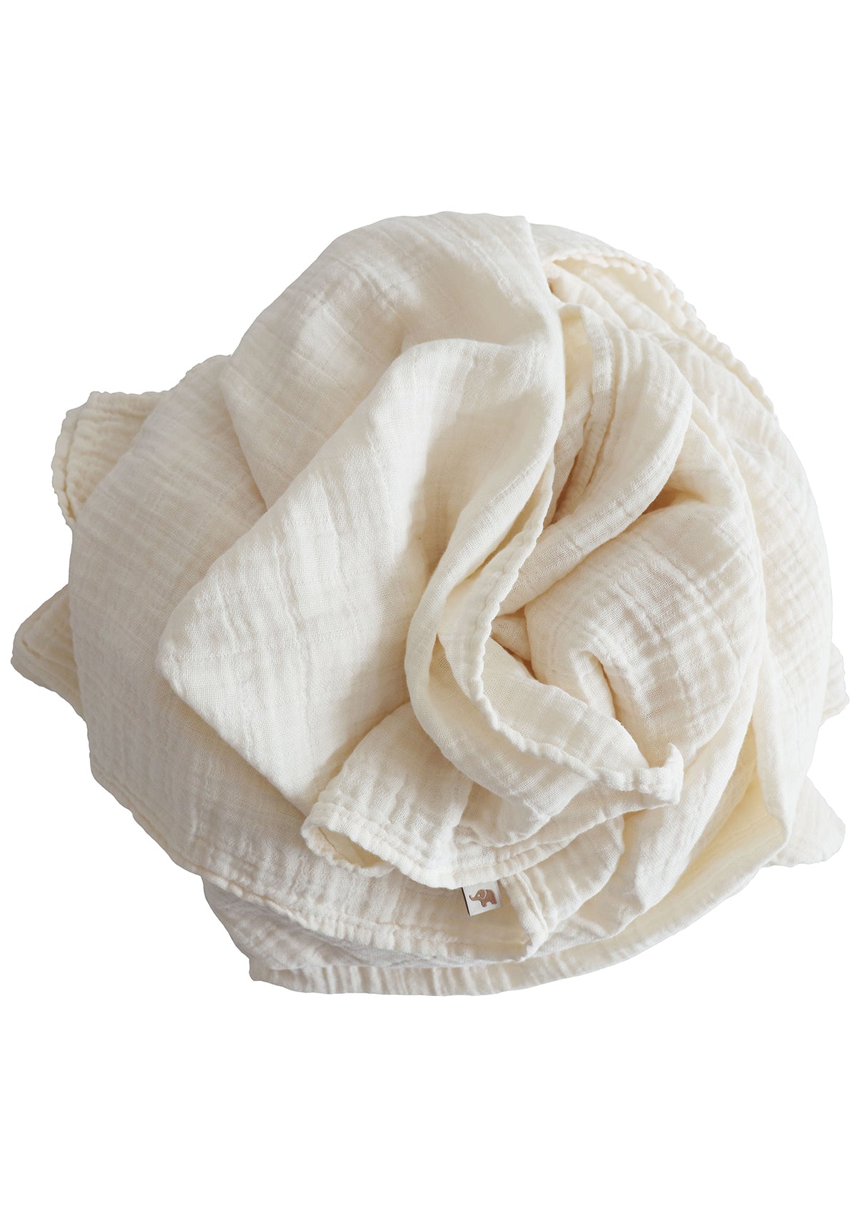 Petit Stellou NOOSHI Blanket Musselintuch gross Farbe Milk weiss