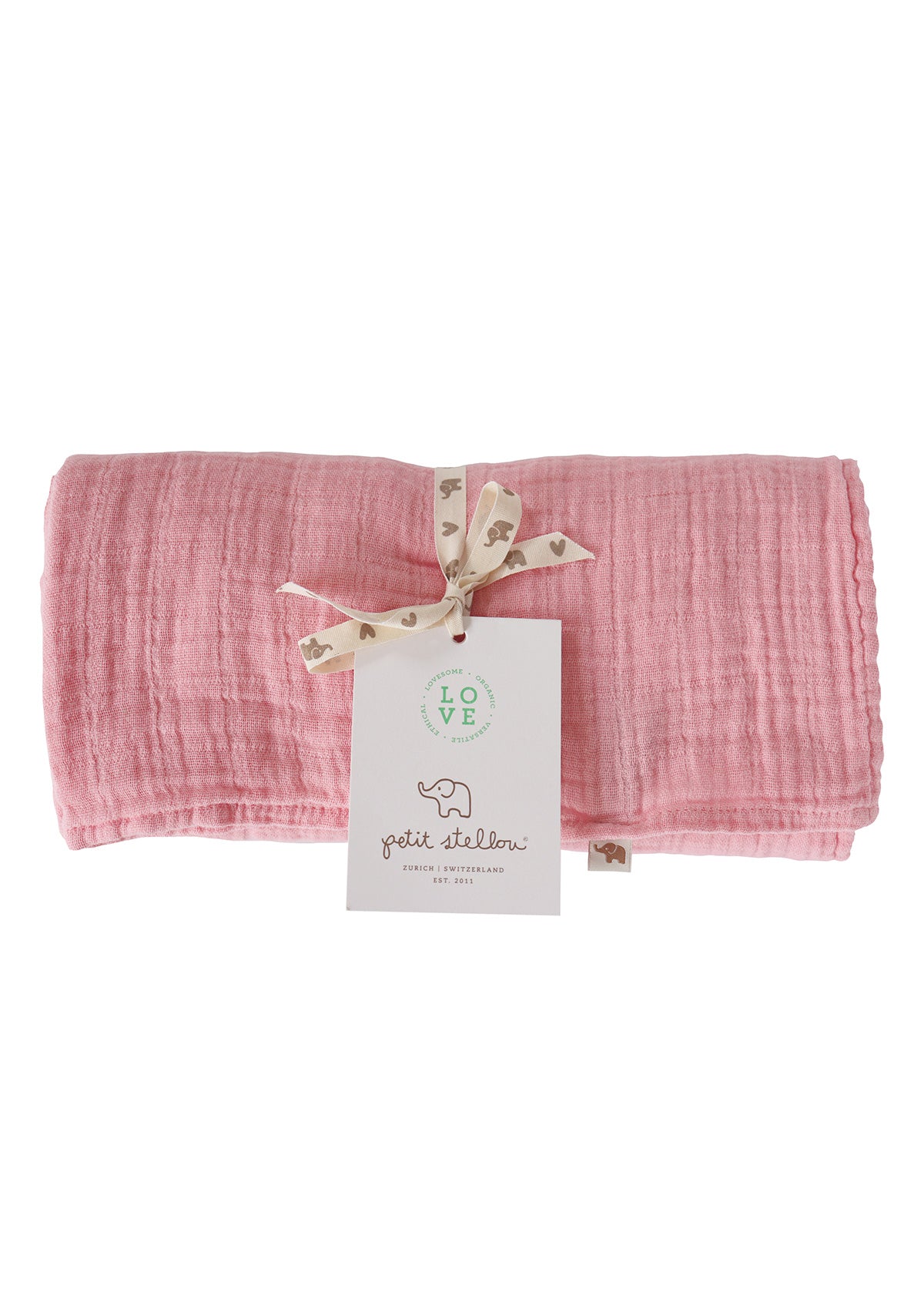 Petit Stellou NOOSHI Blanket Bubblegum pink