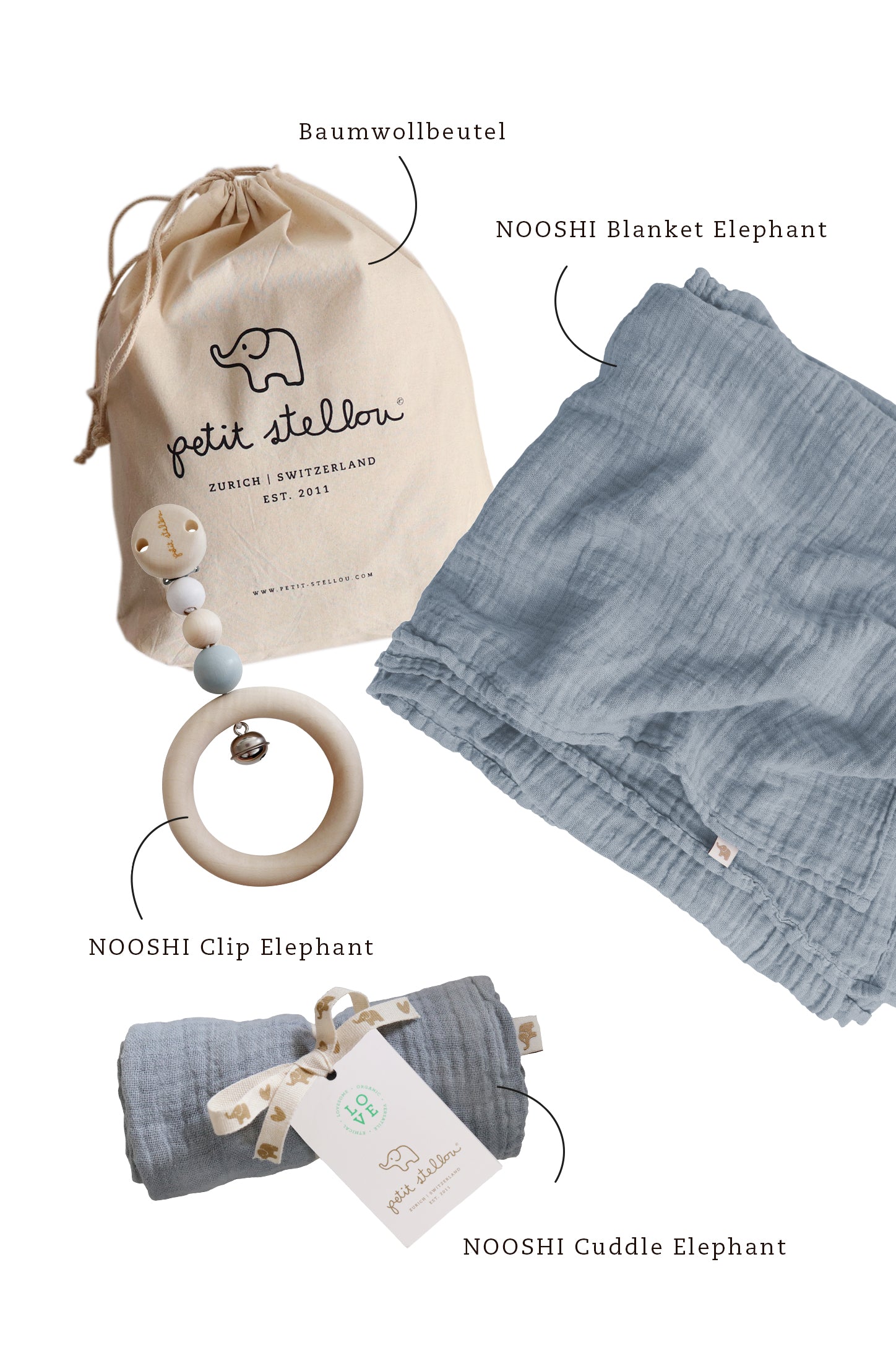 Gift Set n°1 NOOSHI Elephant