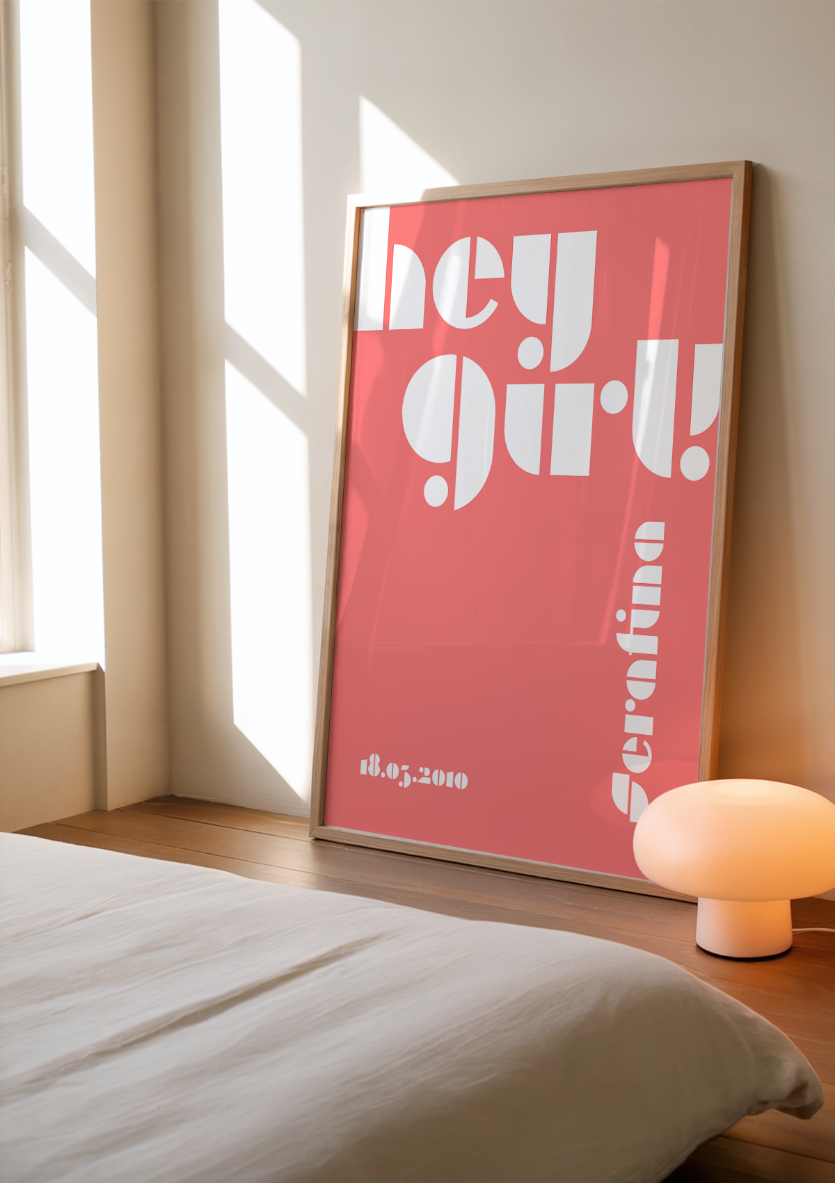 ART PRINT hey girl!