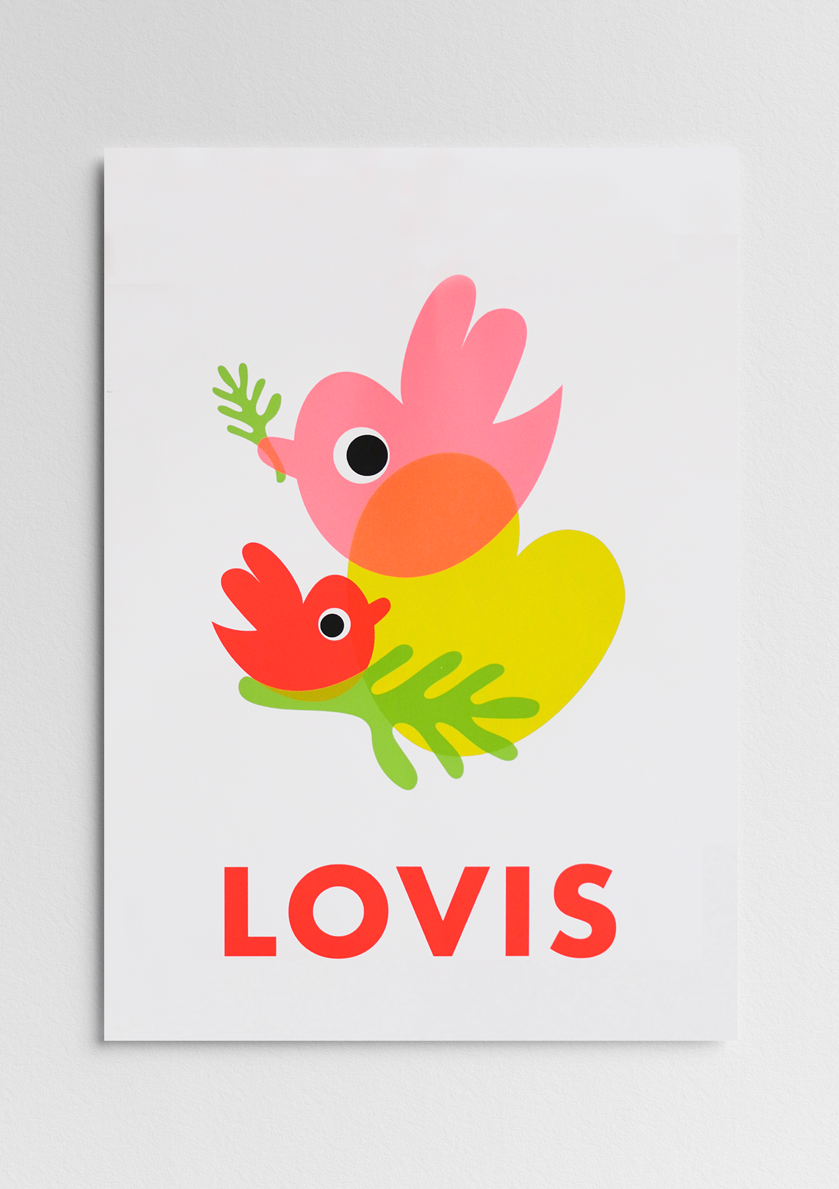 ART PRINT love is in the air - Bird