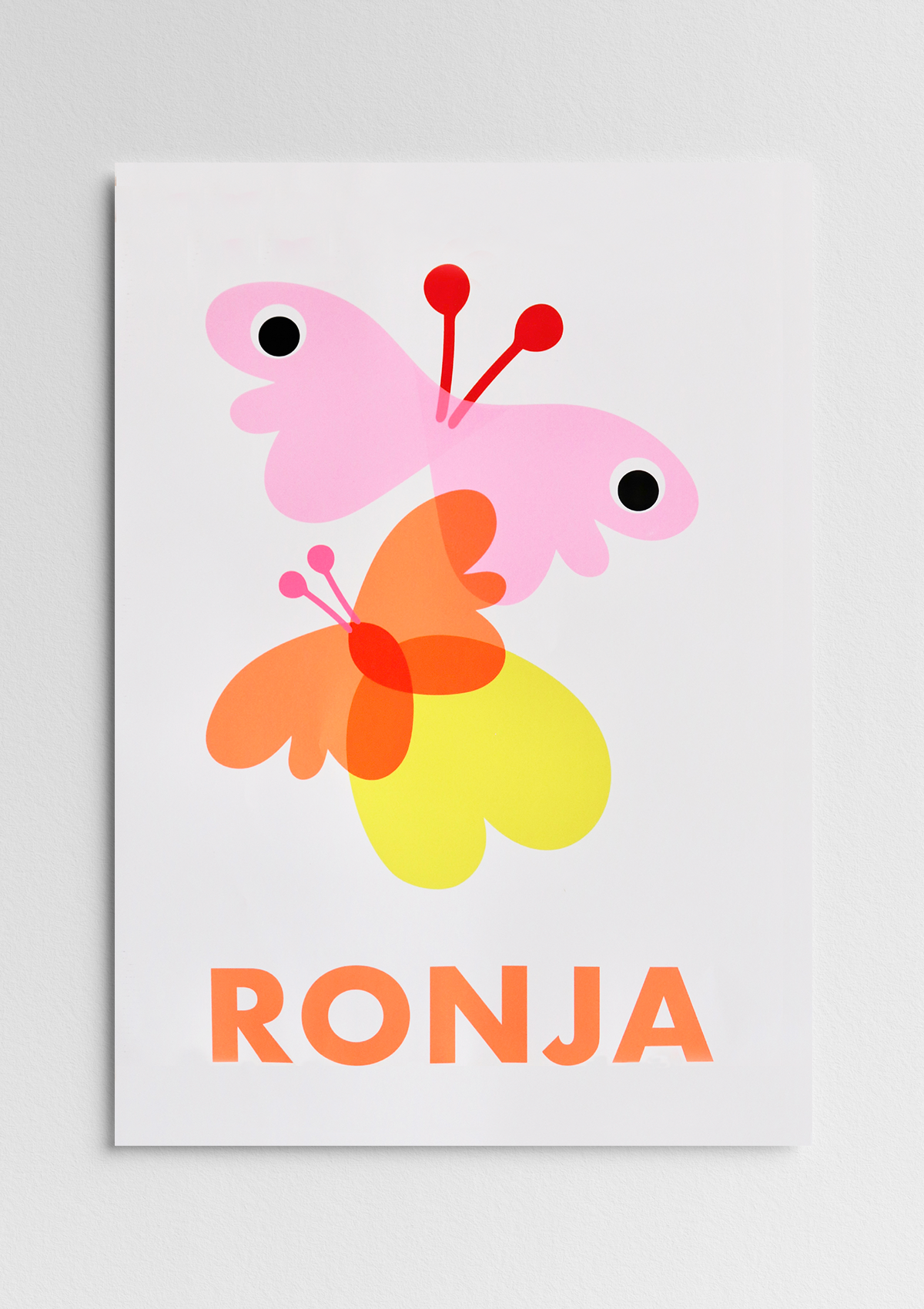 ART PRINT love is in the air - Butterfly