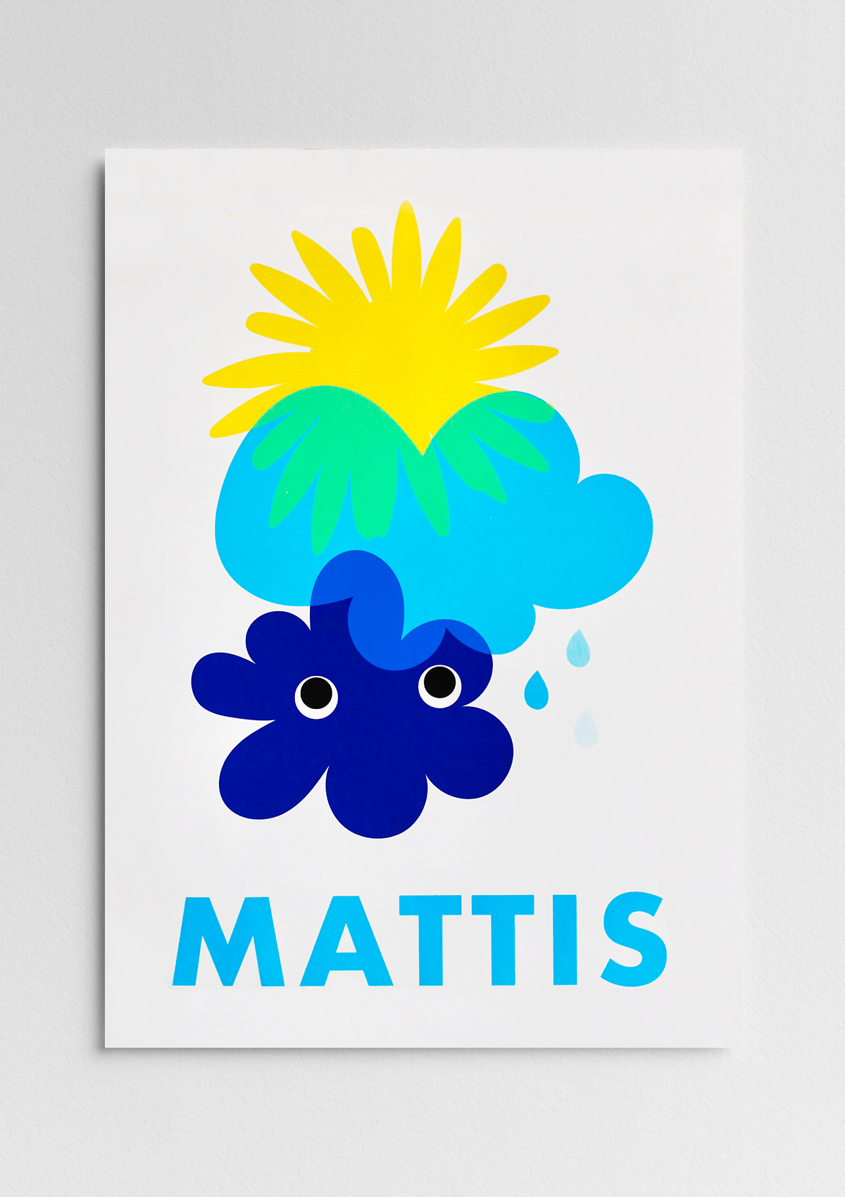 ART PRINT love is in the air - Cloud