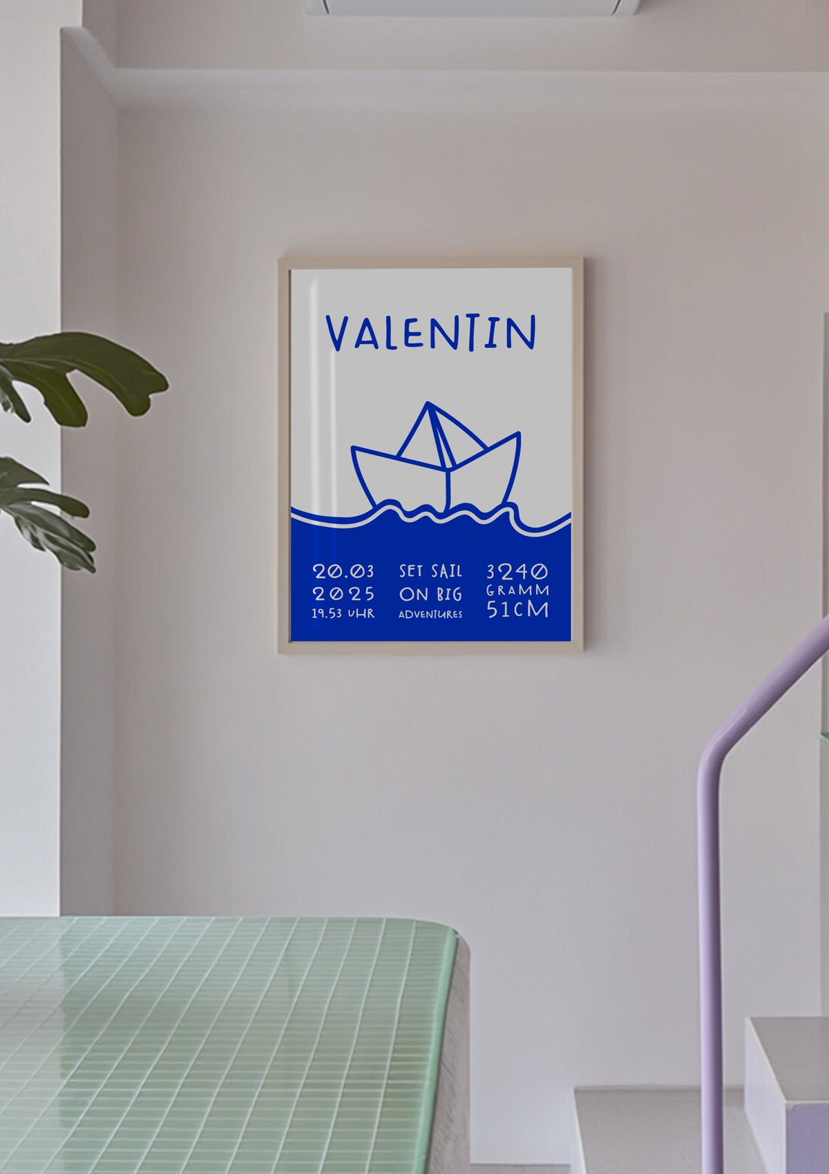 ART PRINT paper boat