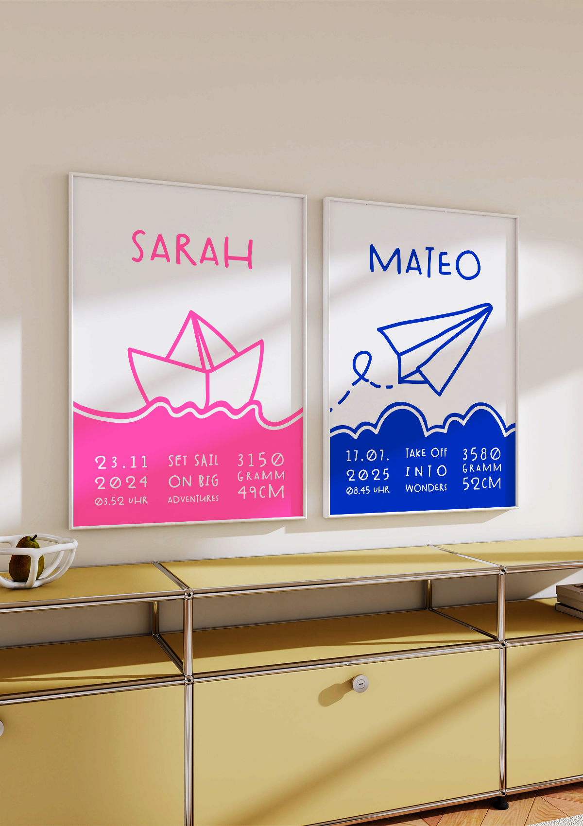 ART PRINT paper plane