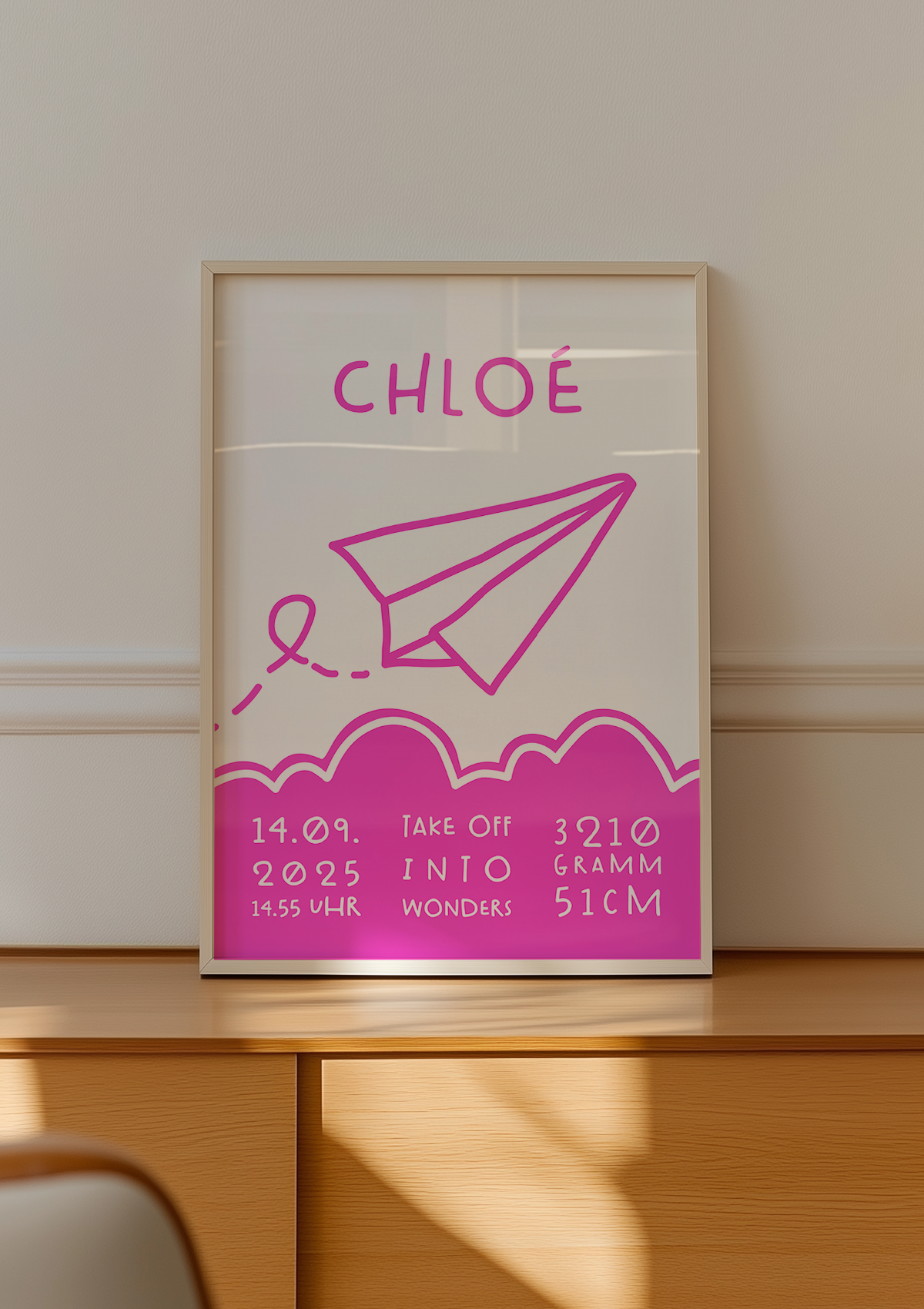 ART PRINT paper plane