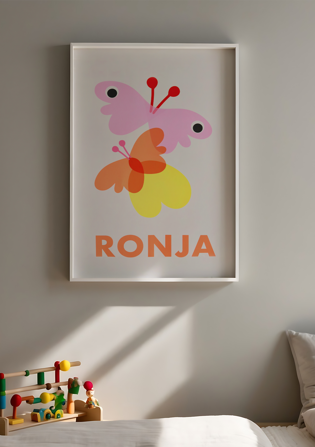 ART PRINT love is in the air - Butterfly