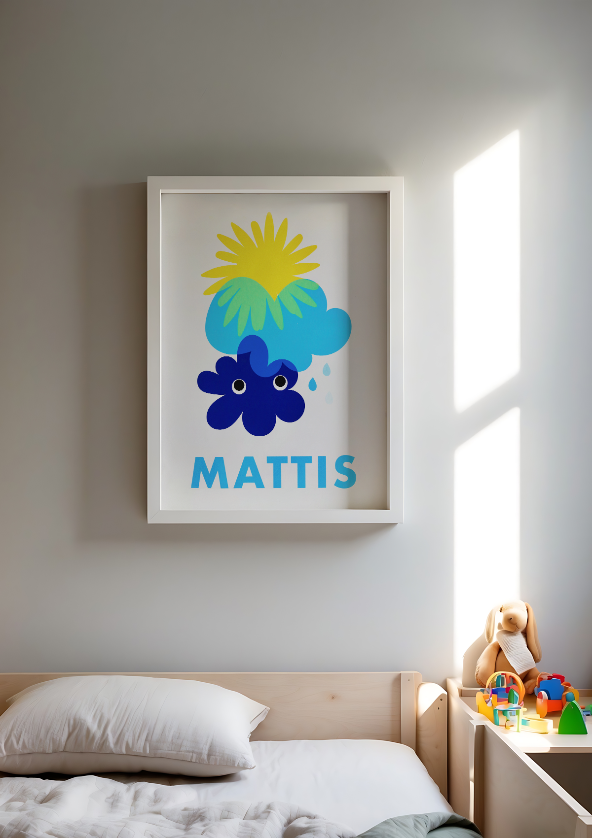 ART PRINT love is in the air - Cloud