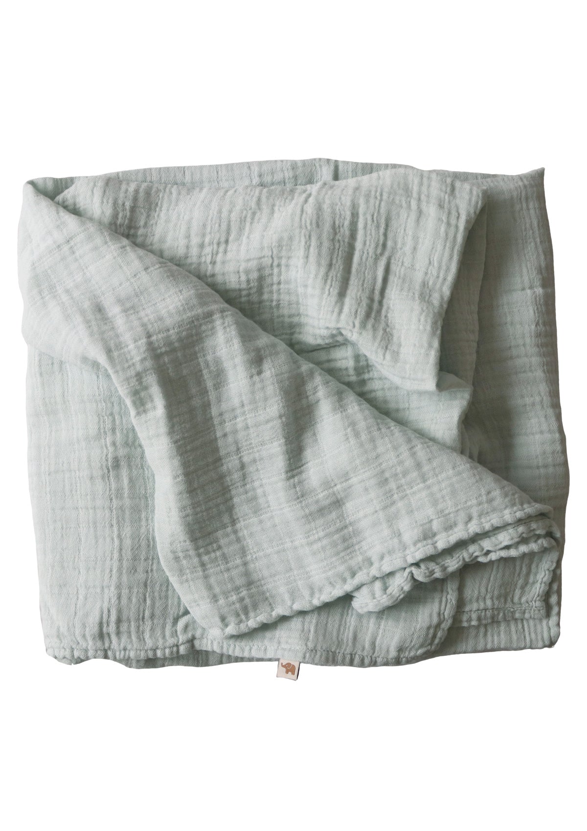 petit stellou nooshi blanket seafoam